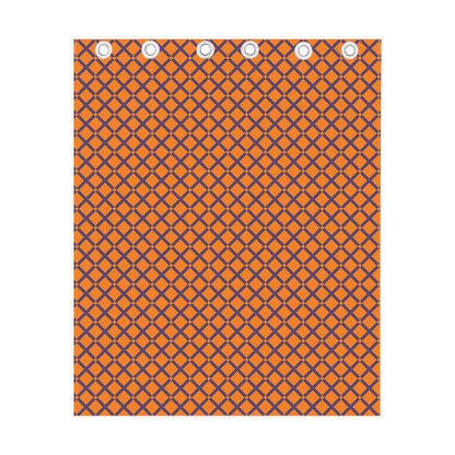 Halloween Cross Pattern Print Curtain