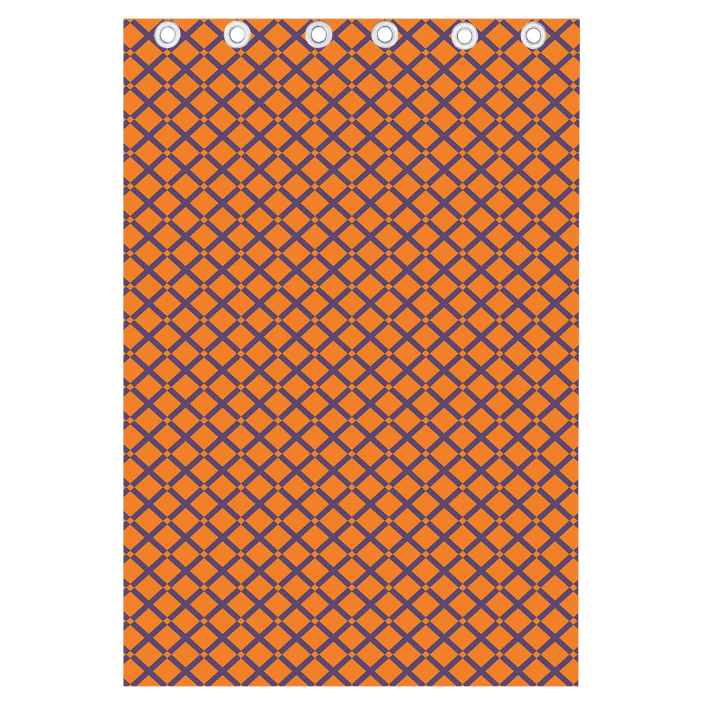 Halloween Cross Pattern Print Curtain
