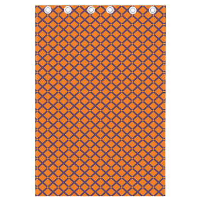 Halloween Cross Pattern Print Curtain