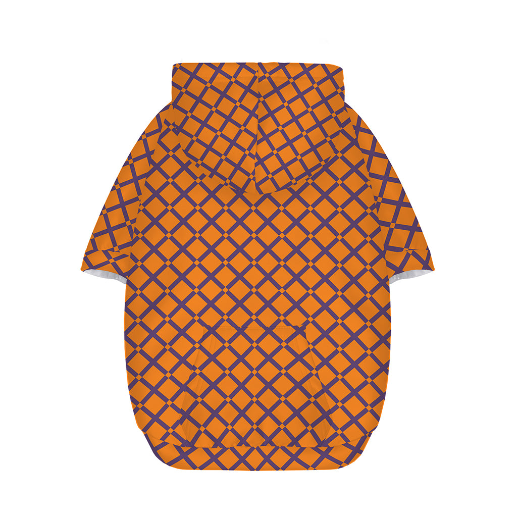 Halloween Cross Pattern Print Dog Zip Up Hoodie