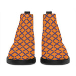 Halloween Cross Pattern Print Flat Ankle Boots