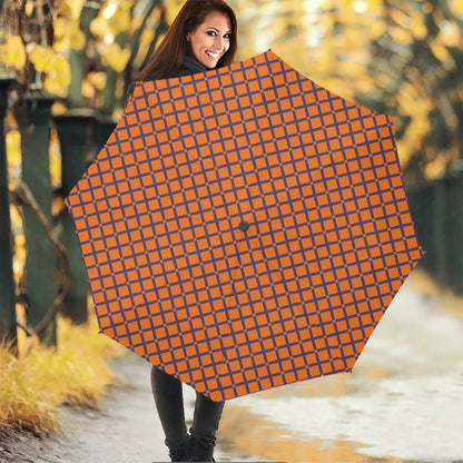 Halloween Cross Pattern Print Foldable Umbrella