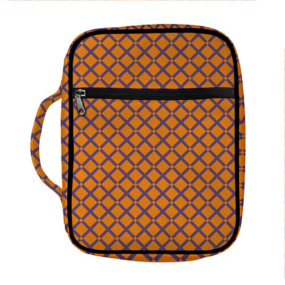 Halloween Cross Pattern Print Front Pocket Bible Bag