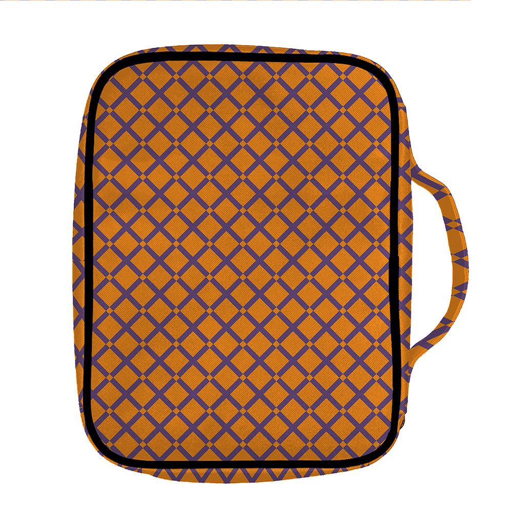 Halloween Cross Pattern Print Front Pocket Bible Bag