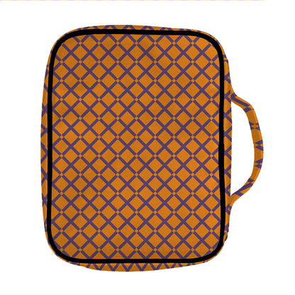 Halloween Cross Pattern Print Front Pocket Bible Bag