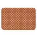 Halloween Cross Pattern Print Indoor Door Mat