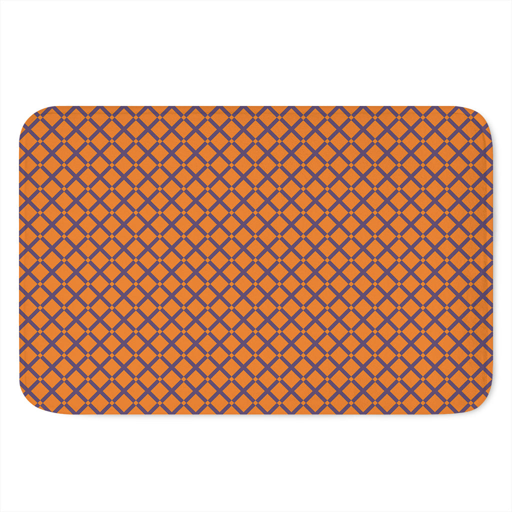 Halloween Cross Pattern Print Indoor Door Mat