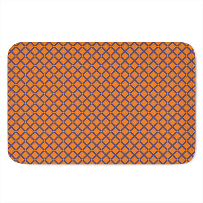 Halloween Cross Pattern Print Indoor Door Mat