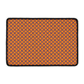 Halloween Cross Pattern Print Kitchen Mat