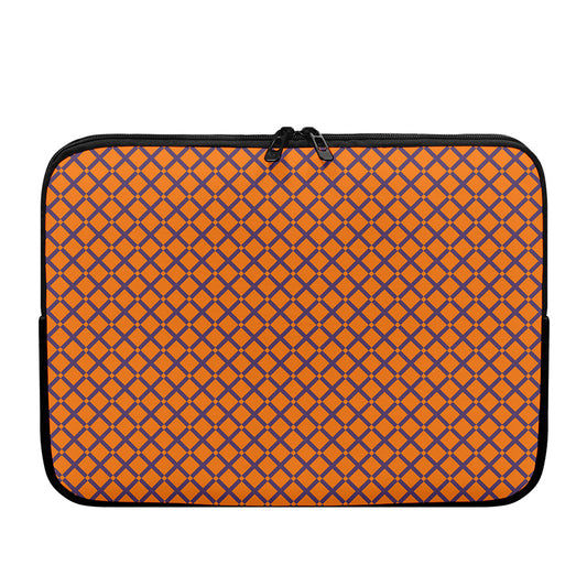 Halloween Cross Pattern Print Laptop Sleeve