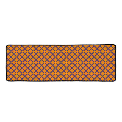 Halloween Cross Pattern Print Long Kitchen Mat