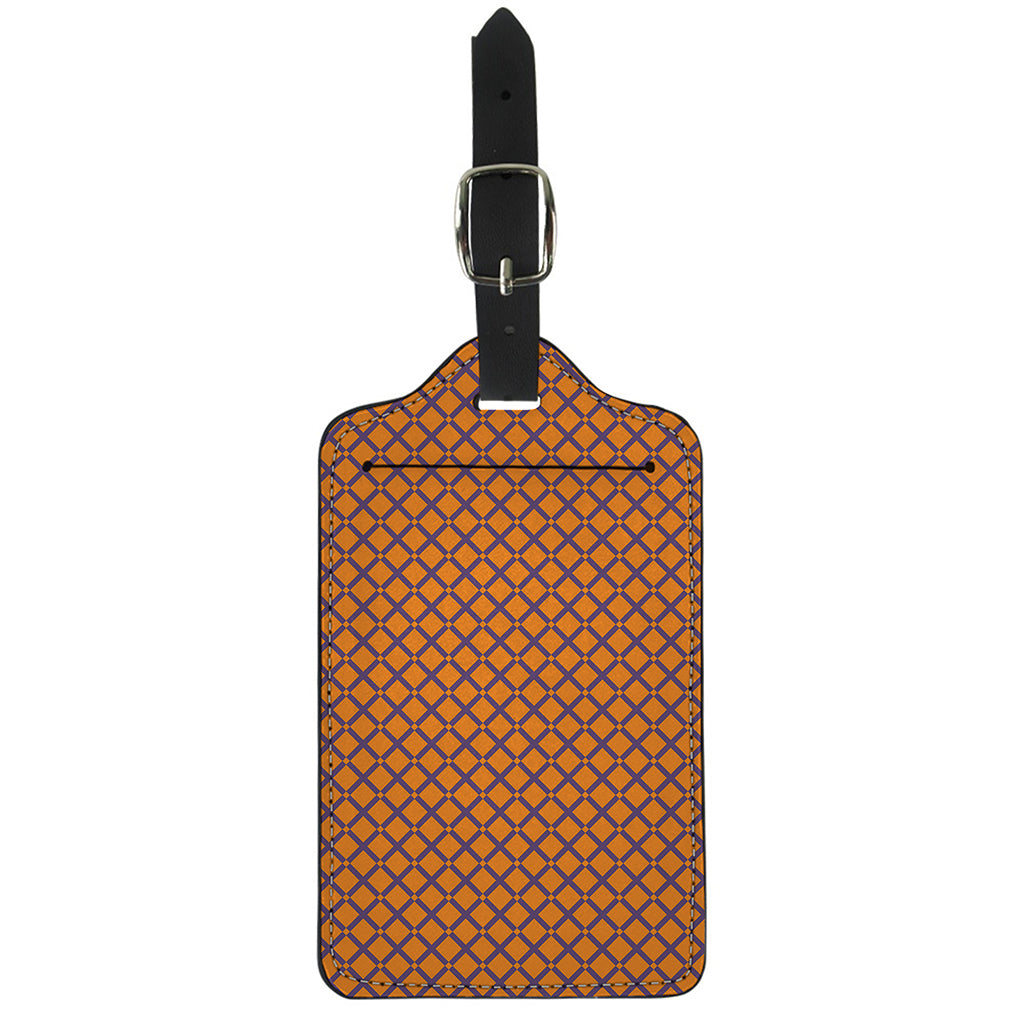 Halloween Cross Pattern Print Luggage Tag