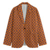 Halloween Cross Pattern Print Men's Blazer