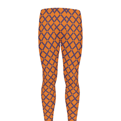 Halloween Cross Pattern Print Men's leggings