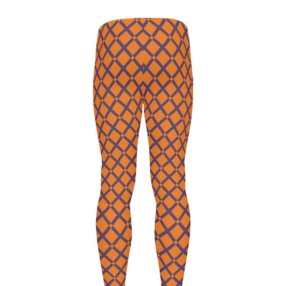 Halloween Cross Pattern Print Men's leggings