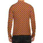 Halloween Cross Pattern Print Men's Long Sleeve Rash Guard