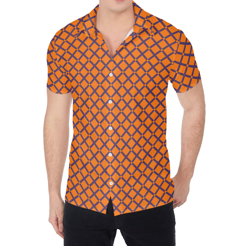 Halloween Cross Pattern Print Men's Shirt