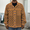 Halloween Cross Pattern Print Men's Shirt Jacket