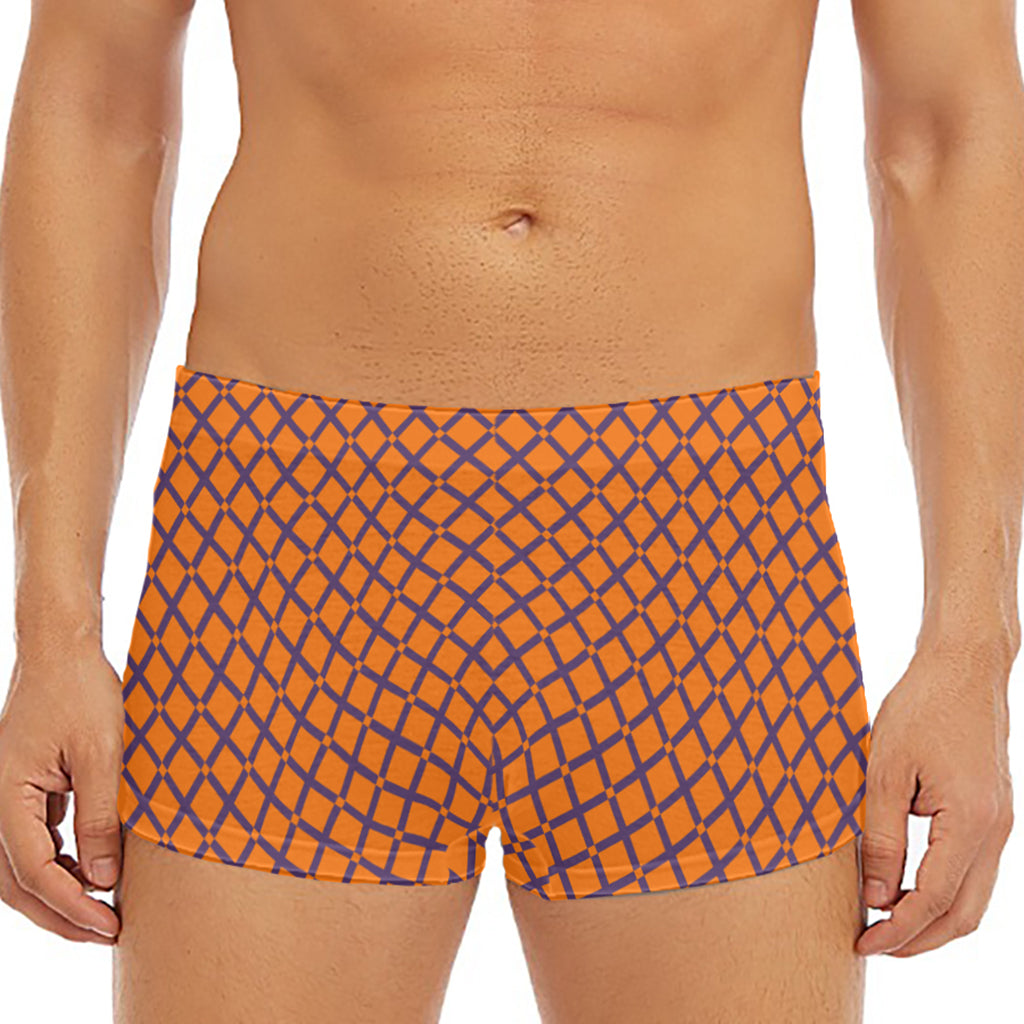 Halloween Cross Pattern Print Men's Short Boxer Briefs