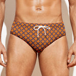 Halloween Cross Pattern Print Men's Swim Briefs