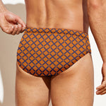 Halloween Cross Pattern Print Men's Swim Briefs