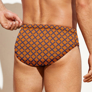 Halloween Cross Pattern Print Men's Swim Briefs