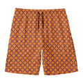 Halloween Cross Pattern Print Men's Swim Trunks