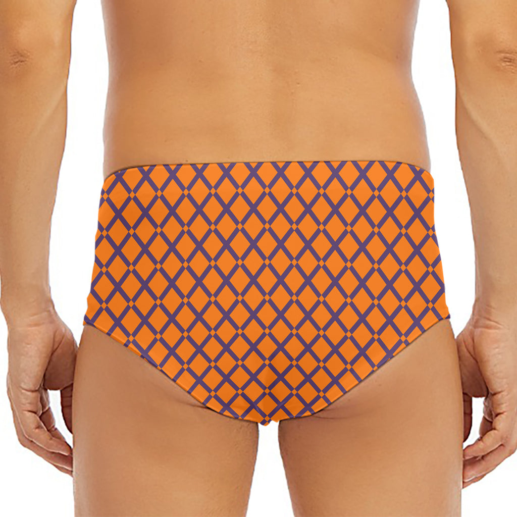 Halloween Cross Pattern Print Men's Triangle Swim Briefs