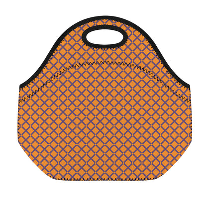 Halloween Cross Pattern Print Neoprene Lunch Bag