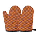 Halloween Cross Pattern Print Oven Mitts