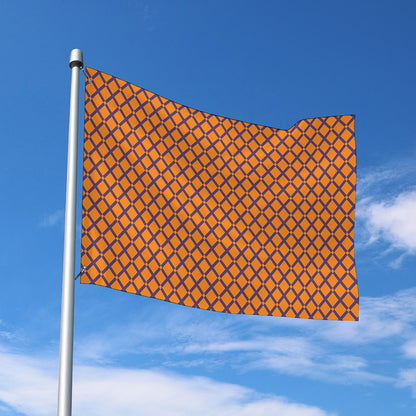 Halloween Cross Pattern Print Polyester Flag