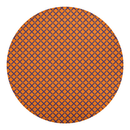 Halloween Cross Pattern Print Round Blanket