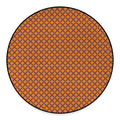 Halloween Cross Pattern Print Round Floor Mat
