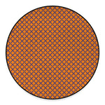 Halloween Cross Pattern Print Round Floor Mat