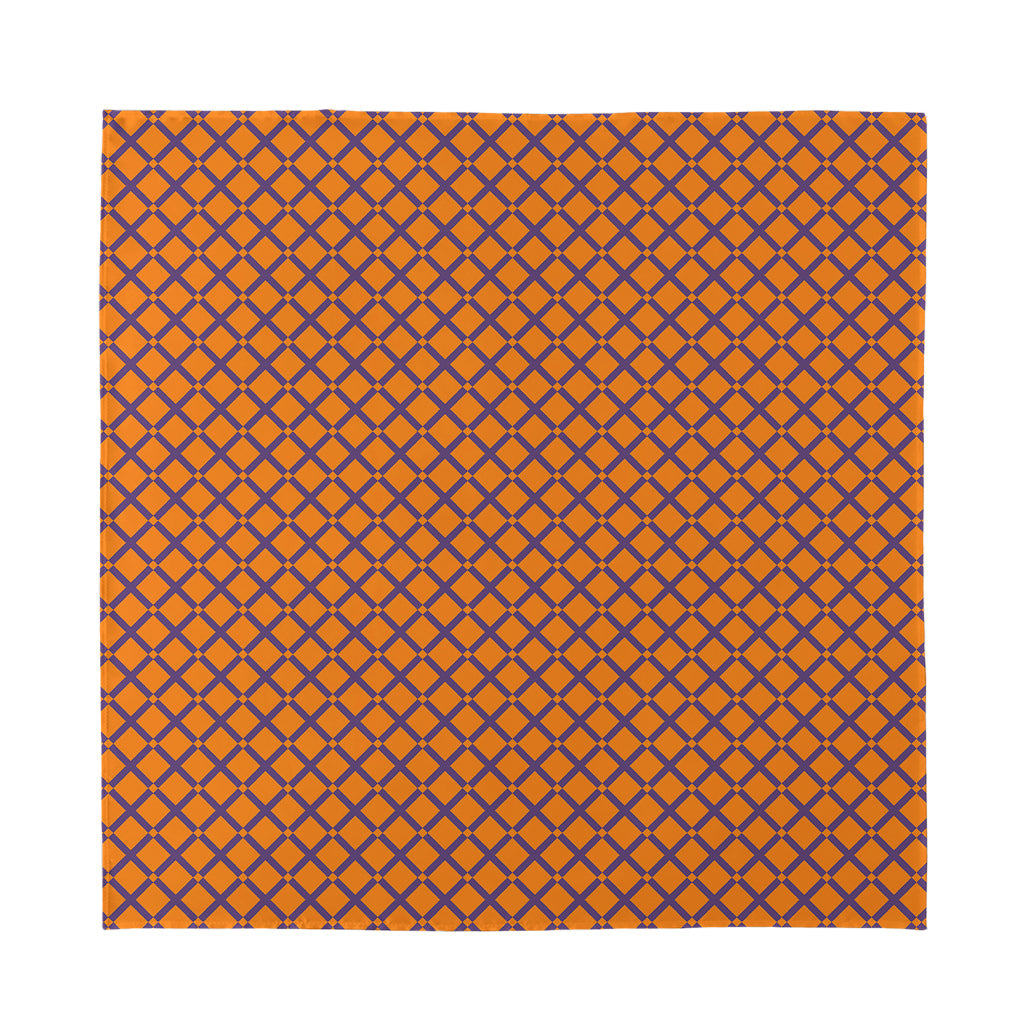 Halloween Cross Pattern Print Silk Bandana