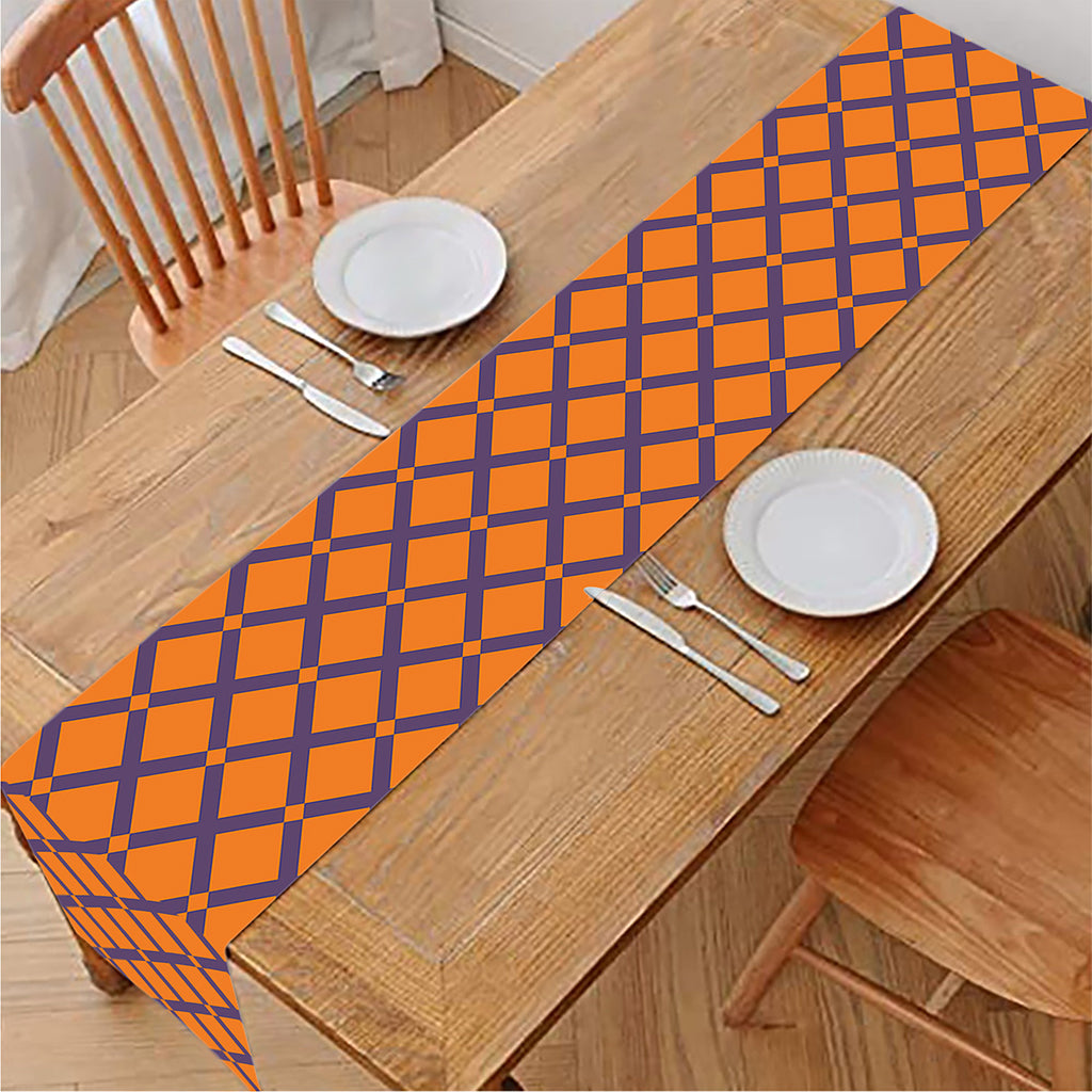 Halloween Cross Pattern Print Table Runner