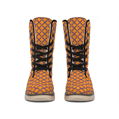 Halloween Cross Pattern Print Winter Boots