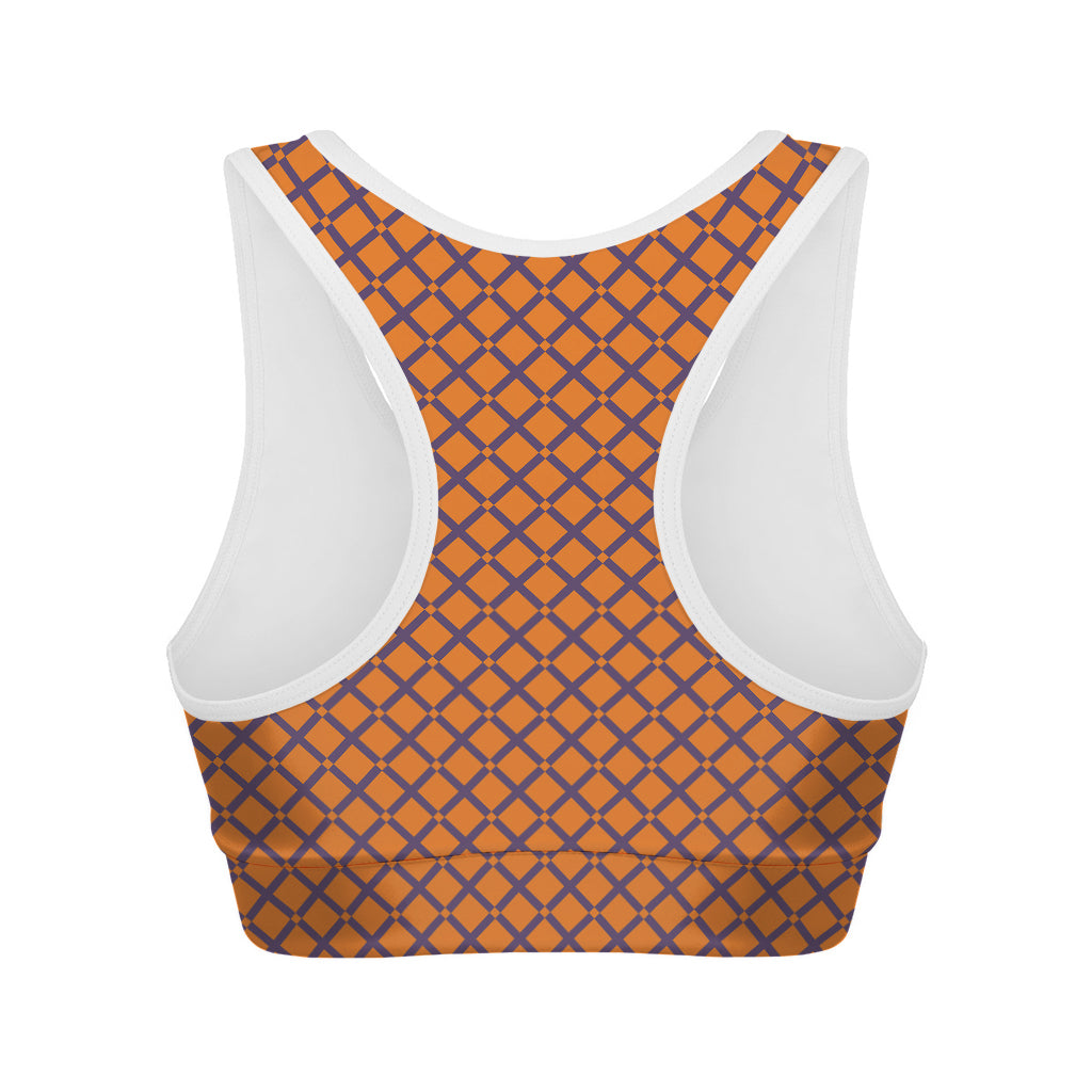 Halloween Cross Pattern Print Women's Sports Bra