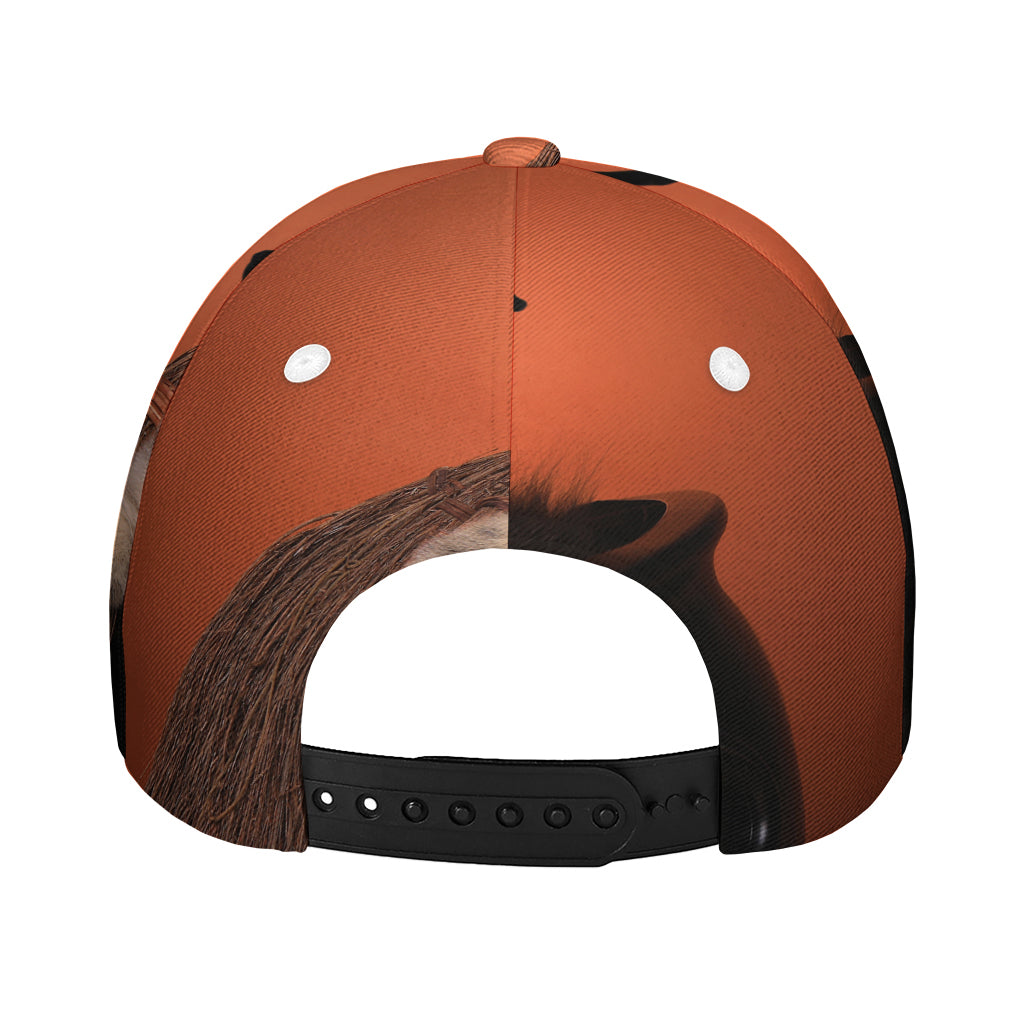 Halloween Cute Witch Cat Print Baseball Cap