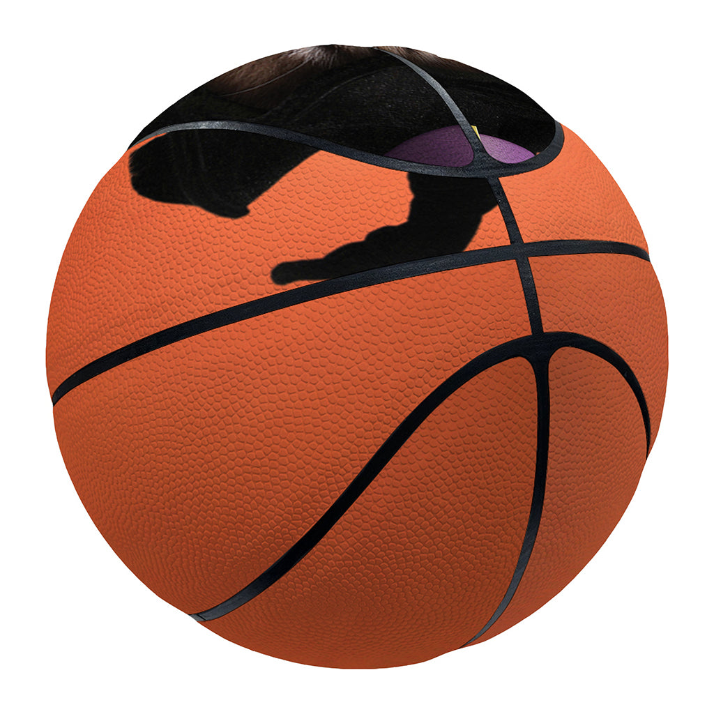 Halloween Cute Witch Cat Print Basketball