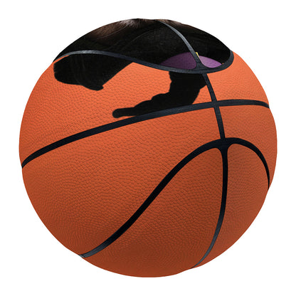 Halloween Cute Witch Cat Print Basketball