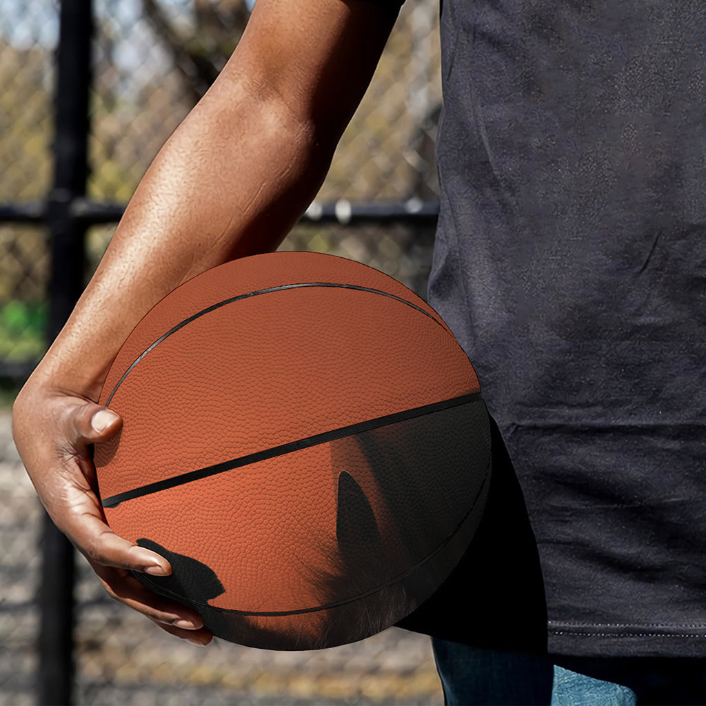 Halloween Cute Witch Cat Print Basketball