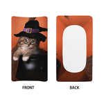 Halloween Cute Witch Cat Print Changing Pad Cover
