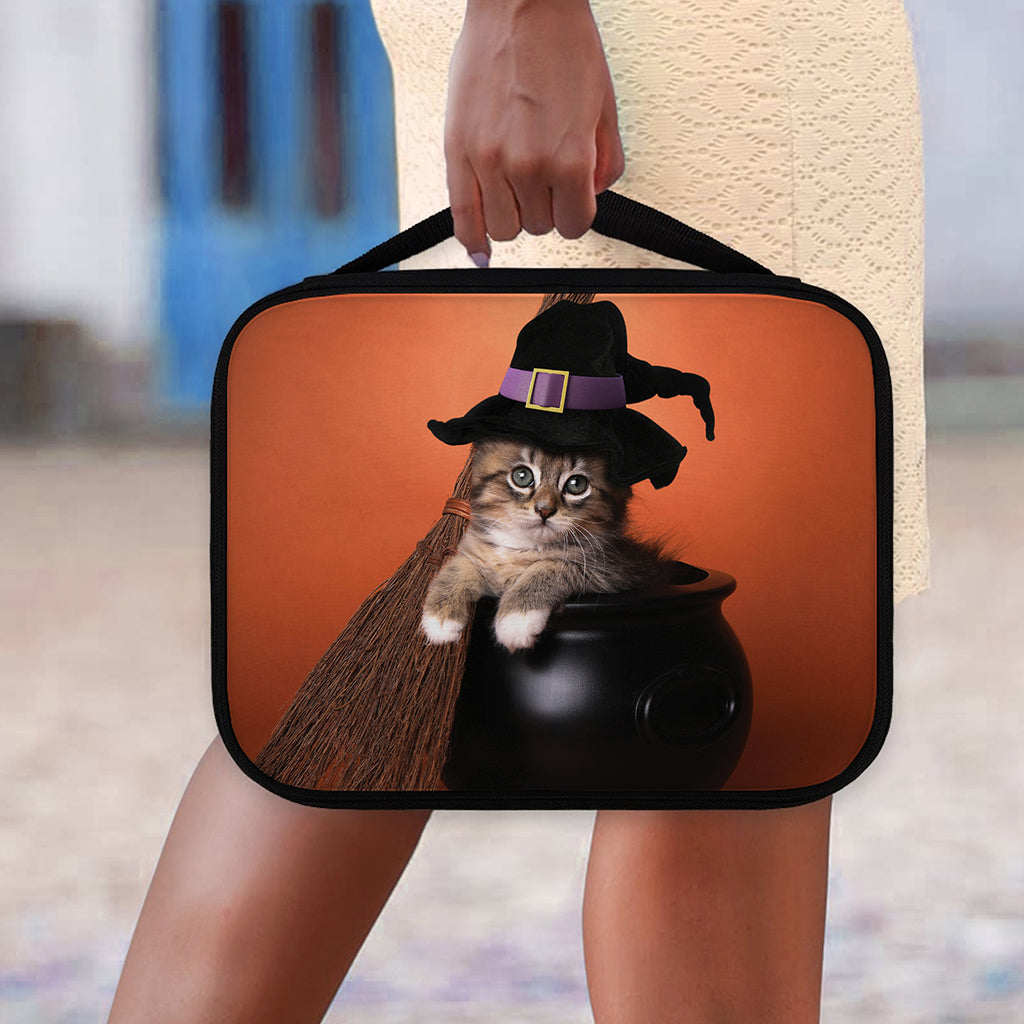Halloween Cute Witch Cat Print Classic Bible Case