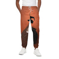 Halloween Cute Witch Cat Print Cotton Sweatpants