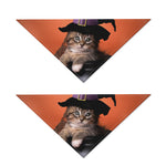 Halloween Cute Witch Cat Print Dog Bandana