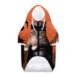Halloween Cute Witch Cat Print Dog Zip Up Hoodie
