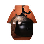 Halloween Cute Witch Cat Print Dog Zip Up Hoodie
