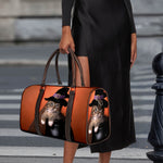 Halloween Cute Witch Cat Print Duffle Bag