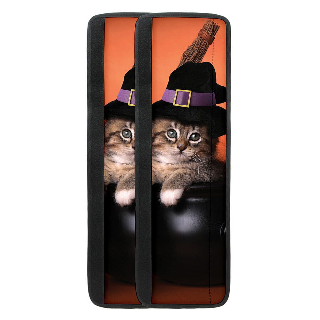 Halloween Cute Witch Cat Print Refrigerator Handle Covers